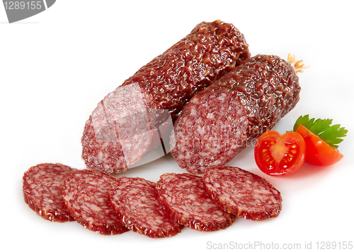 Image of salami sausage