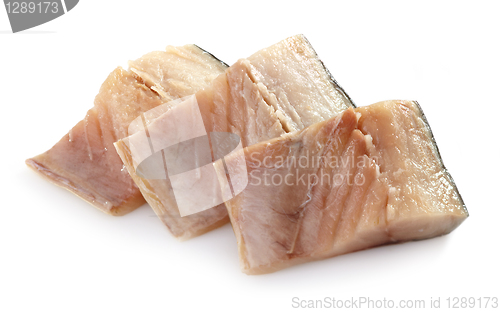 Image of fresh raw mackerel pieces