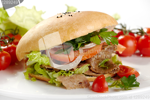 Image of kebab sandwich