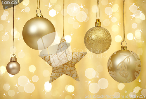Image of christmas baubles