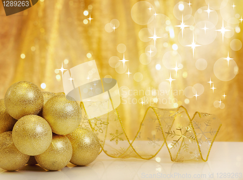 Image of christmas baubles