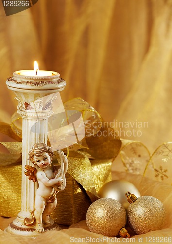 Image of christmas ornaments