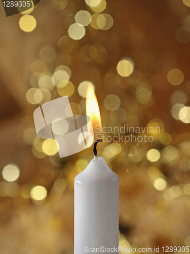 Image of burning candle