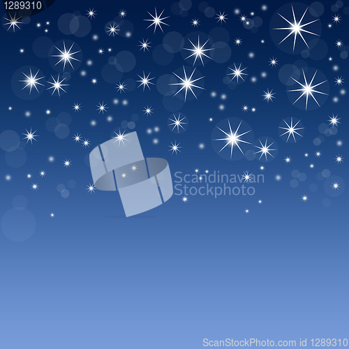 Image of blue background with stars