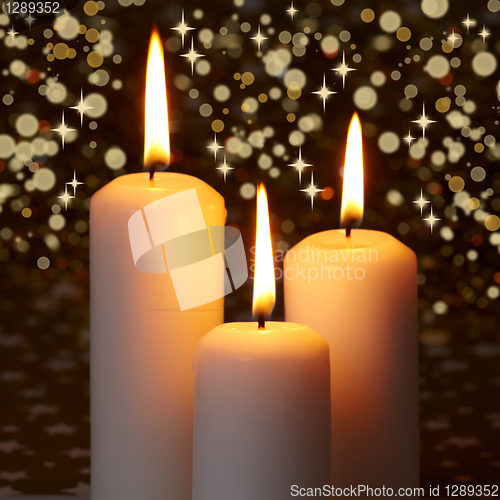 Image of burning candles