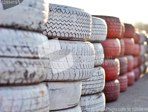 Image of old tires