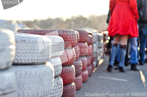 Image of old tires