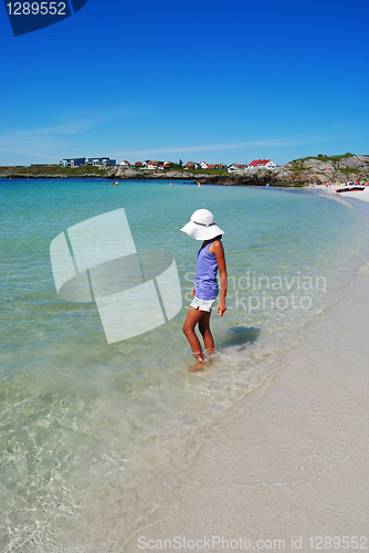 Image of girl by the sea