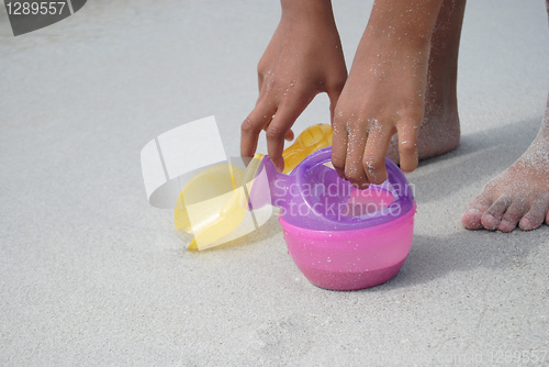 Image of beach playing