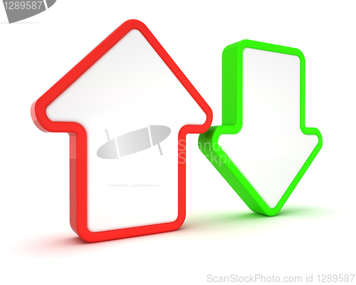 Image of Arrows "Up" and "Down"