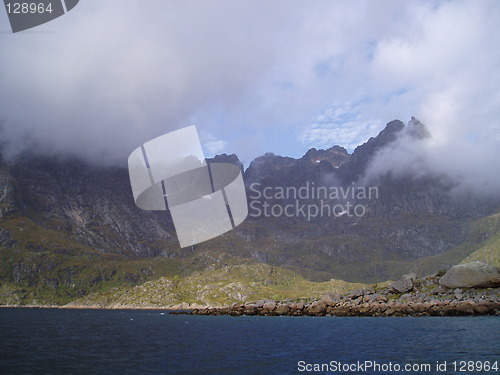 Image of Mountains in clouds