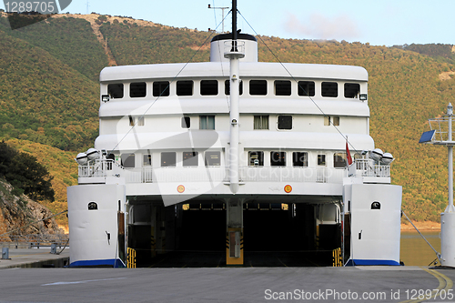 Image of Open ferry boat