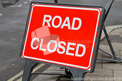 Image of Road closed sign