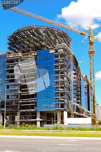 Image of Under construction building