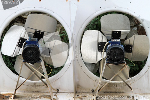 Image of Double industrial fan