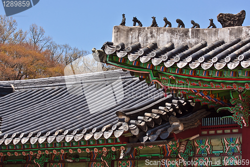 Image of Roofs at a korean temple
