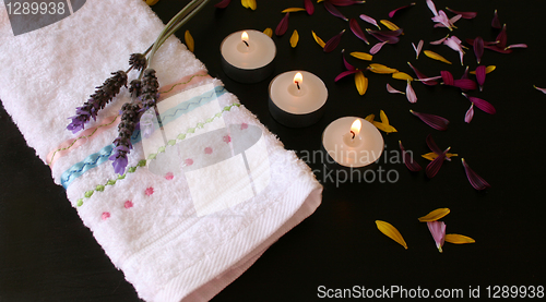Image of Candles and Petals