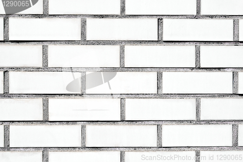 Image of White brick wall close-up