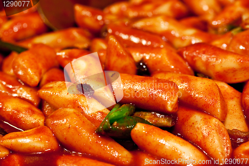 Image of Tteokpokki (korean traditional rice dish)