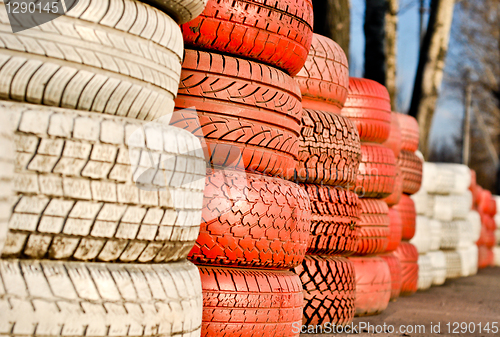 Image of old tires