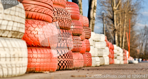 Image of old tires