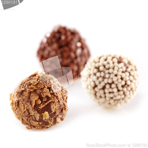 Image of chocolate truffles  