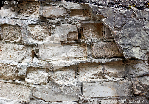 Image of fragment of old wall