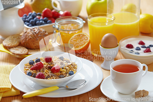 Image of healthy breakfast