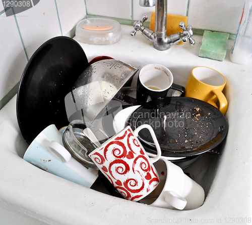 Image of dirty dishes