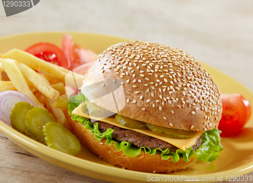 Image of cheeseburger