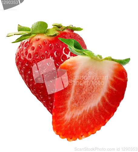 Image of strawberries macro