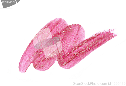 Image of pink lipstick sample
