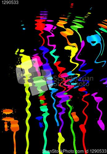 Image of abstract colorful blots
