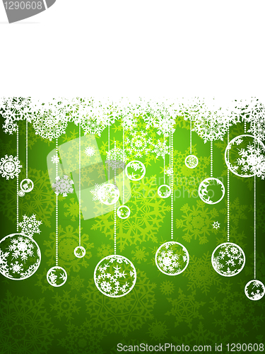 Image of Christmas background with copyspace. EPS 8