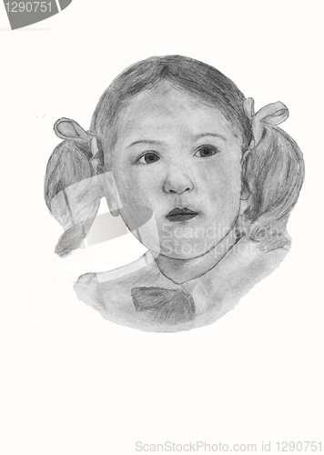 Image of girl drawing