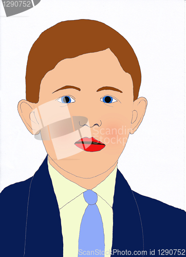 Image of man drawing