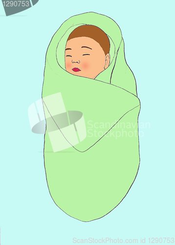 Image of baby drawing