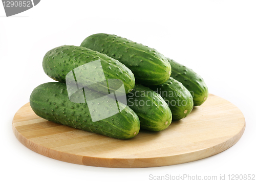 Image of green cucumbers