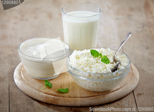 Image of fresh milk products