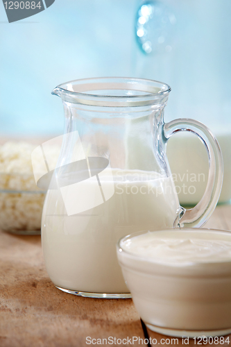 Image of fresh milk products