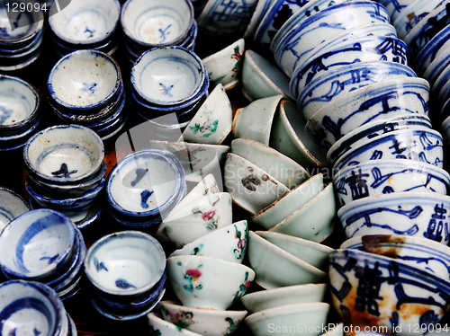 Image of Oriental crockery