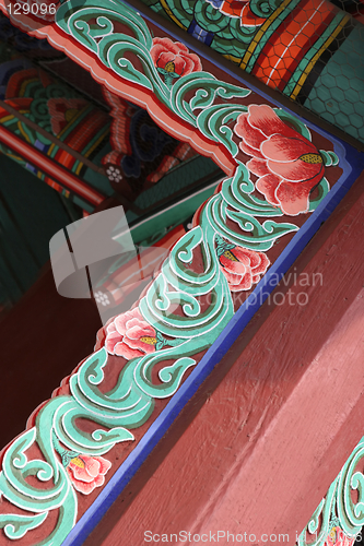 Image of Historical Korea - palace building detail