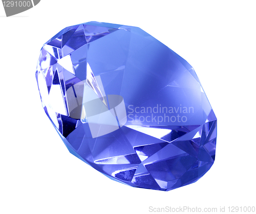 Image of Singe blue crystal diamond