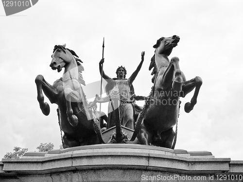 Image of Boadicea monument, London