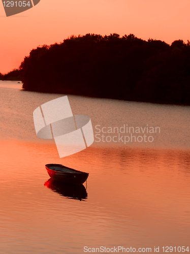 Image of River after sunset