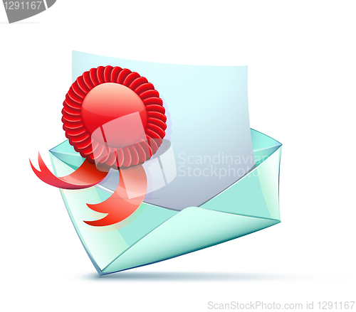 Image of open envelope 