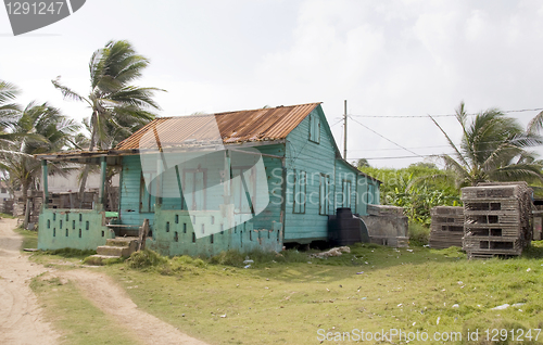 Image of abandoned house Corn Island Nicaragua