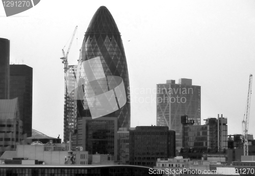 Image of Black And White London Cityscape 