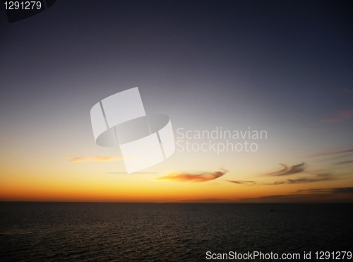 Image of Tropical Ocean And Sky