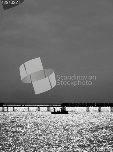 Image of Boat By Southend Pier 